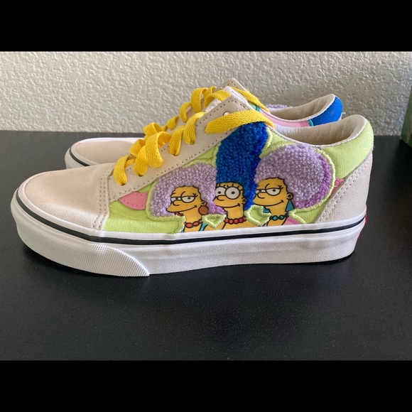 NEW VANS SIMPSONS BOUVIERS MENS SZ 4 WOMENS 5.5 VN0ABV521M SNEAKERS SHOES - Picture 11 of 11